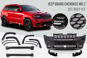JEEP GRAND CHEROKEE IV WK2 2017-2021 PO LIFTINGU BODY KIT PAKIET STYLIZACYJNY SRT TRACKHAWK