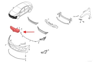 HYUNDAI ELANTRA V MD 2010-2015 GRILL PRZEDNI ATRAPA CHŁODNICY 863503X000