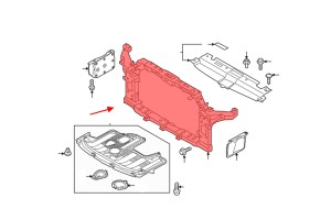 KIA SOUL II 2013–2019 PAS PRZEDNI 64101B2000