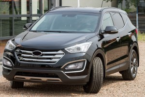 HYUNDAI SANTA FE III DM 2012-2015 PRZED FACELIFTINGIEM LAMPA PRZECIWMGIELNA + LAMPA DRL LED DO JAZDY DZIENNEJ LEWA 92201A1010