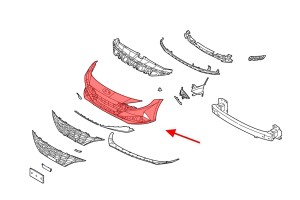 HYUNDAI ELANTRA VII CN7 2020-2023 ZDERZAK PRZEDNI BEZ PDC 86511AA000
