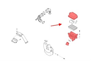KIA XCEED 2019+ OBUDOWA FILTRA POWIETRZA 28110G4000