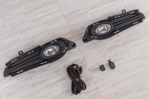 HONDA HR-V II RU 2015-2018 PRZED FACELIFTINGIEM ZESTAW LAMP PRZECIWMGIELNYCH P+L Z KRATKAMI I OKABLOWANIEM