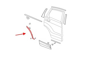 HONDA CR-V V 2018-2023 LISTWA TYLNEGO PRAWEGO BŁOTNIKA CZĘŚĆ PRZEDNIA 75390TLAA01