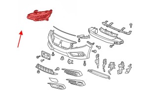 HONDA CIVIC X 2016-2019 PRZED FACELIFTINGIEM LAMPA PRZEDNIA LED LEWA 33150TEDP11