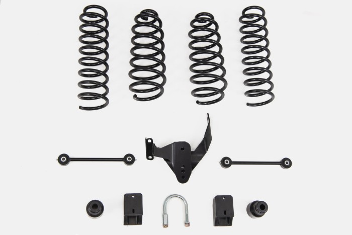 JEEP WRANGLER JK 2007-2018 4 DRZWI LIFT KIT ZESTAW PODNOSZĄCY ZAWIESZENIE O 2,5''