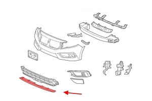 HONDA CIVIC X 2019-2021 PO FACELIFTINGU SPOILER PRZEDNIEGO ZDERZAKA 71111TBAA50