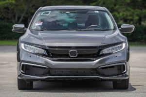 HONDA CIVIC X 2019-2021 SEDAN PO FACELIFTINGU KRATKA HALOGENU Z CHROMOWANĄ LISTWĄ LEWA 71185TBAK50