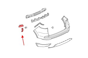 HONDA CR-V IV 2015-2018 PO FACELIFTINGU LAMPA PRZECIWMGIELNA TYLNA LEWA 33555T1WA01