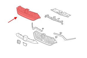 HONDA CR-V V 2018-2019 PRZED FACELIFTINGIEM GRILL PRZEDNI ATRAPA CHŁODNICY 71121TLAA00