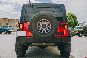 JEEP WRANGLER JK 2007-2018 LAMPY TYLNE LED MODEL BLADE 3600 LUMENÓW