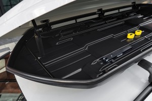 BOX DACHOWY BAGAŻNIK KUFER NA DACH 420L MODEL NOMAD BIAŁY