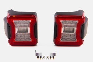JEEP WRANGLER JL 2018+ LAMPY TYLNE LED WERSJA EUROPEJSKA