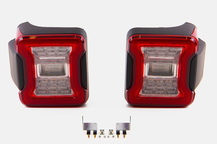 JEEP WRANGLER JL 2018+ LAMPY TYLNE LED WERSJA EUROPEJSKA