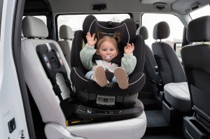 FOTELIK SAMOCHODOWY OBROTOWY 360° CZARNY 40-150 CM i-Size R129 + ISOFIX