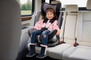 FOTELIK SAMOCHODOWY OBROTOWY 360° CZARNO-SZARY 40-150 CM i-Size R129 + ISOFIX