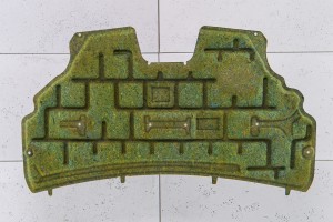 FORD FIESTA MK7 VII 2008-2012 PRZED FACELIFTINGIEM HATCHBACK WYGŁUSZENIE MASKI 8A61A16746AE