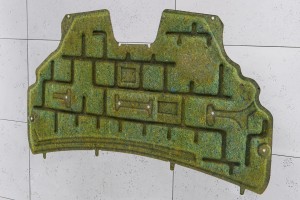 FORD FIESTA MK7 VII 2008-2012 PRZED FACELIFTINGIEM HATCHBACK WYGŁUSZENIE MASKI 8A61A16746AE