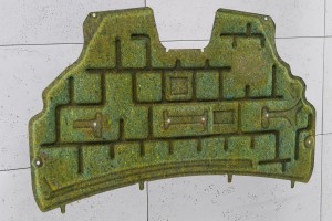 FORD FIESTA MK7 VII 2008-2012 PRZED FACELIFTINGIEM HATCHBACK WYGŁUSZENIE MASKI 8A61A16746AE