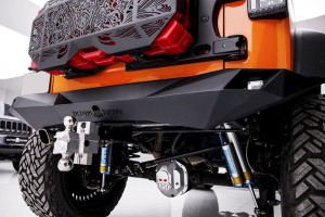 JEEP WRANGLER JK 2007-2018 TYLNY ZDERZAK STALOWY Z LED MODEL TAIPAN