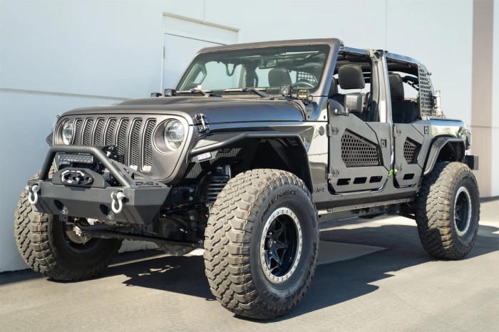 JEEP WRANGLER JK 2007-2018 4D DRZWI POŁÓWKOWE SQUAD KOWBOJKI