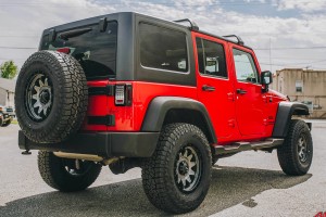 JEEP WRANGLER JK 2007-2018 LAMPY TYLNE LED KOMPLET 2SZT (P+L)