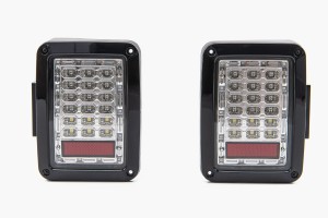 JEEP WRANGLER JK 2007-2018 LAMPY TYLNE LED KOMPLET 2SZT (P+L)