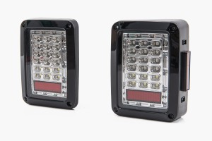 JEEP WRANGLER JK 2007-2018 LAMPY TYLNE LED KOMPLET 2SZT (P+L)