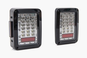 JEEP WRANGLER JK 2007-2018 LAMPY TYLNE LED KOMPLET 2SZT (P+L)