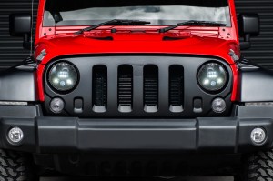 JEEP WRANGLER JK 2007-2018 LAMPY PRZEDNIE LED 7" 70W