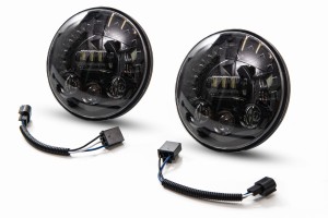 LAND ROVER DEFENDER 90/110 LAMPY PRZEDNIE LED 7" 70W
