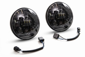 LAND ROVER DEFENDER 90/110 LAMPY PRZEDNIE LED 7" 70W