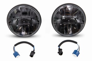 JEEP WRANGLER JL 2018+ LAMPY PRZEDNIE LED 7" 30W BLACK