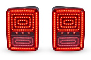 JEEP WRANGLER JK 2007-2018 LAMPY TYLNE LED MODEL MONSTER