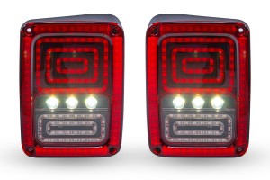 JEEP WRANGLER JK 2007-2018 LAMPY TYLNE LED MODEL MONSTER