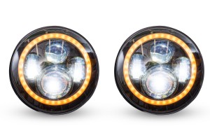 JEEP WRANGLER JL 2018+ LAMPY PRZEDNIE LEDOWE 7'' HALO EYES