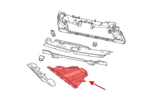 FIAT 500X 2014+ OSŁONA PŁYTA POD SILNIK 68244401AB