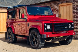 LAND ROVER DEFENDER 90/110 LAMPY PRZEDNIE LEDOWE 7'' HALO EYES