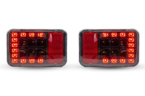JEEP WRANGLER JK 2007-2018 LAMPY LED W ZDERZAK TYLNY
