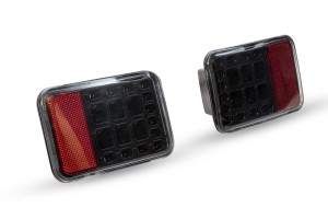 JEEP WRANGLER JK 2007-2018 LAMPY LED W ZDERZAK TYLNY