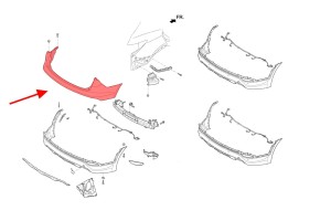 HYUNDAI SANTA FE III DM 2012-2015 PRZED FACELIFTINGIEM ZDERZAK TYLNY 866112W000