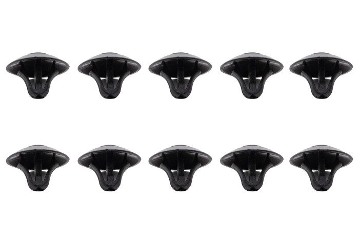 MERCEDES SPINKI DO WYGŁUSZENIA MASKI/POKRYWY SILNIKA KOMPLET 10 SZTUK 2E0867190