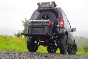 SUZUKI JIMNY 1998-2018 BAGAŻNIK BOX TRANSPORTOWY NA HAK 2"