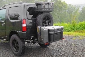 SUZUKI JIMNY 1998-2018 BAGAŻNIK BOX TRANSPORTOWY NA HAK 2"