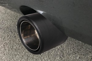 FORD FIESTA MK7 VII 2008-2017 TUNINGOWA KOŃCÓWKA WYDECHU 2" 54 MM KARBON