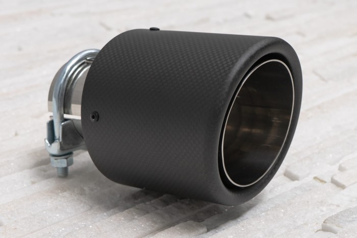 TUNINGOWA KOŃCÓWKA WYDECHU 2" 54 MM KARBON