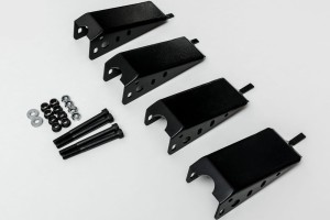 SUZUKI JIMNY 1998-2018 CZARNE OSLONY ZAWIESZENIA