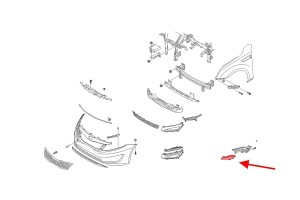 KIA OPTIMA III TF 2010-2013 PRZED LIFTINGIEM LAMPA PRZECIWMGIELNA PRZEDNIA LEWA 922012T010