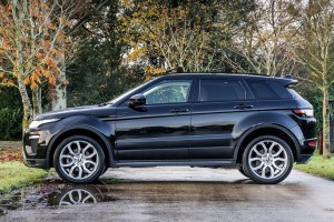 RANGE ROVER EVOQUE L538 2011-2018 RELINGI DACHOWE CZARNE DACH PANORAMICZNY