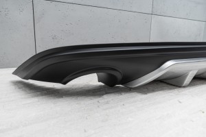 MAZDA 6 III GJ 2014-2018 SEDAN PRZED FACELIFTINGIEM DYFUZOR DOKŁADKA ZDERZAKA TYLNEGO